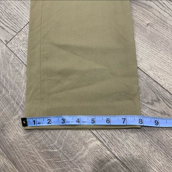 Ralph Lauren 100% Wool Pants Tan Slacks Women’s Size Medium - Picture 9 of 9